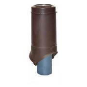 Выход канализации Krovent Pipe-VT 125/100 IS коричневый