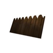 Профнастил С10B фигурный 0,45 Print-double Elite с пленкой Antique Wood