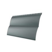 Блок-хаус new Grand Line 0,45 PE RAL 9006 бело-алюминиевый