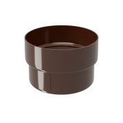 Муфта трубы соединительная ПВХ Grand Line коричневая (RR 32)