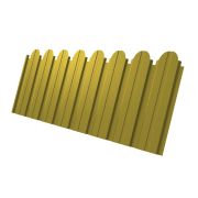 Профнастил С10B фигурный 0,45 PE RAL 1018 цинково-желтый