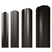 Штакетник М-образный А фигурный 0,45 Print Elite Coffee Wood TwinColor