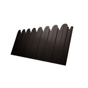 Профнастил С10B фигурный 0,45 Print Elite Coffee Wood TwinColor