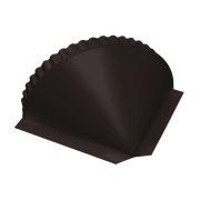 Заглушка конусная 0,5 Satin RAL 9005 черный