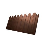 Профнастил С10B фигурный 0,45 Print Elite Choco Wood TwinColor