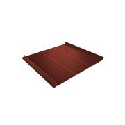 Кликфальц Line Grand Line 0,5 Satin Matt с пленкой на замках RAL 8004 терракота