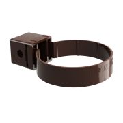 Хомут трубы Kliker ПВХ Grand Line Premium коричневый (инд.упак.) (RR 32)