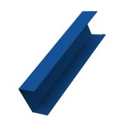 Крышка 65х40 жалюзи Milan,Tokyo 0,5 Satin с пленкой RAL 5005 сигнальный синий