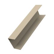 Крышка 65х40 жалюзи Milan,Tokyo 0,5 Satin с пленкой RAL 1015 светлая слоновая кость