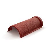 Конек полукруглый одинарный AeroDek Tradition /Firenze античный красный