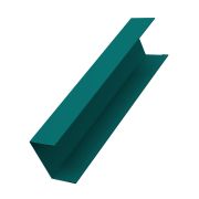 Крышка 65х60 жалюзи Milan, Tokyo 0,45 PE с пленкой RAL 5021 водная синь (для калиток и ворот)