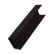 Крышка 65х60 жалюзи Milan, Tokyo 0,5 GreenCoat Pural BT, matt RR 33 черный (RAL 9005 черный) (для калиток и ворот)
