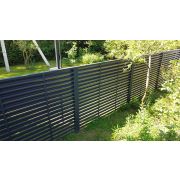 Крышка 65х60 жалюзи Milan, Tokyo 0,5 GreenCoat Pural BT, matt RR2Н3 (RAL 7016 антрацитово-серый) (для калиток и ворот)