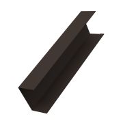 Крышка 65х60 жалюзи Milan, Tokyo 0,5 Satin с пленкой RR 32 темно-коричневый (для калиток и ворот)