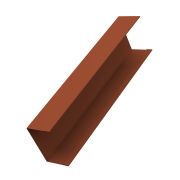 Крышка 65х60 жалюзи Milan, Tokyo 0,5 Velur RAL 8004 терракота (для калиток и ворот)