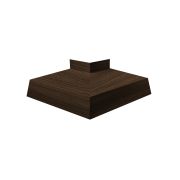 Угол отлива внешний 100 0,45 Print Elite с пленкой Coffee Wood TwinColor
