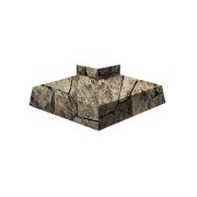 Угол отлива внешний 100 0,45 Print Elite с пленкой King Stone TwinColor