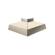 Угол отлива внешний 100 0,45 Print Elite с пленкой Milky Wood TwinColor