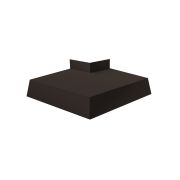 Угол отлива внешний 200 0,5 GreenCoat Pural BT, matt с пленкой RR 32 темно-коричневый (RAL 8019 серо-коричневый)