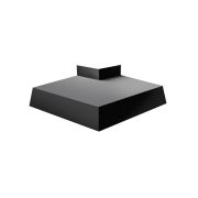 Угол отлива внешний 200 0,5 Rooftop Бархат с пленкой RAL 9005 черный