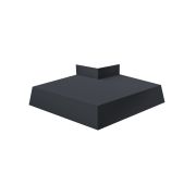 Угол отлива внешний 50 0,5 GreenСoat Pural с пленкой RR 23 темно-серый (RAL 7024 мокрый асфальт)