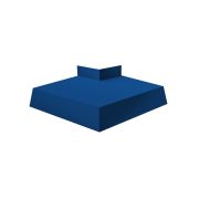 Угол отлива внешний 50 0,5 Satin с пленкой RAL 5005 сигнальный синий