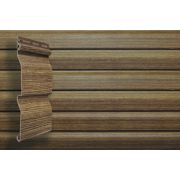 Сайдинг трехслойный виниловый Grand Line Тундра 3,6 кедр