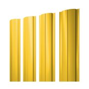 Штакетник Полукруглый Slim 0,45 PE RAL 1018 цинково-желтый
