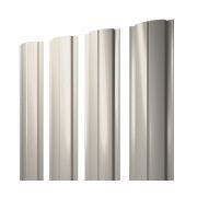 Штакетник Полукруглый Slim 0,45 Print Elite Milky Wood TwinColor