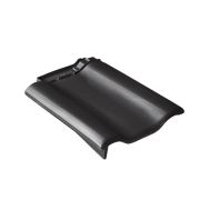 Боковая черепица левая Braas Рубин 9V глубокий черный