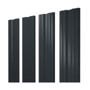 Штакетник Twin 0,5 Satin RAL 7016 антрацитово-серый
