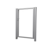 Калитка Жалюзи 2,0х1 RAL 7040 без заполнения