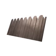 Профнастил С10B фигурный 0,45 Print Elite White Wood TwinColor