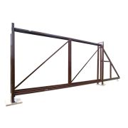 Ворота откатные Colority Zinc 2,03x4,0 RAL 8017