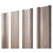 Штакетник М-образный В 0,45 Print Elite White Wood TwinColor