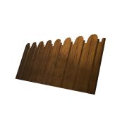 Профнастил С10B фигурный 0,45 Print-double Elite с пленкой Golden Wood