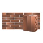 Кирпич облицовочный ЛСР коричневый флэш 1 гладкий 250х120х65 М175 СПБ
