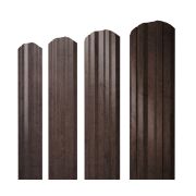Штакетник Twin фигурный 0,45 Print-double Premium Antique Wood