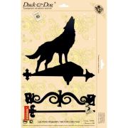 Флюгер большой Duck & Dog 090 Волк