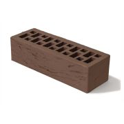 Кирпич обл Braer коричневый 0,7 риф 250х85х65 М150