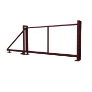 Ворота откатные Жалюзи 2,0х4,5 RAL 3005 без заполнения