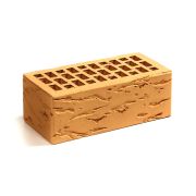 Кирпич облицовочный Воротынск персик 1.4 руст 250х120х88 М175 F75