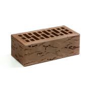 Кирпич облицовочный Воротынск терракотовый 1.4 руст 250х120х88 М150 F100
