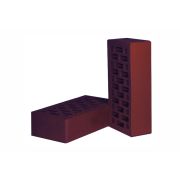 Кирпич облицовочный Новомосковский вишня 1 гладкий 250х120х65 М150 F75 пустотность 36%