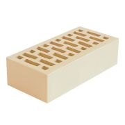 Кирпич облицовочный Новомосковский бежевый 1 гладкий 250х120х65 М150 F75 пустотность 42%