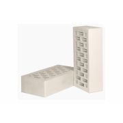 Кирпич облицовочный Новомосковский жемчуг 1.4 гладкий 250х120х88 М150 F75 пустотность 42%