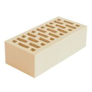 Кирпич облицовочный Новомосковский бежевый 1.4 гладкий 250х120х88 М150 F75 пустотность 36%