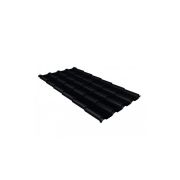 Металлочерепица камея Grand Line 0,5 PurPro Matt 275 RAL 9005 черный