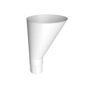 Воронка водосборная Vortex Project 146мм RAL 9003 сигнальный белый