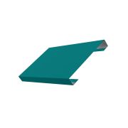 Ламель лицевая 150 жалюзи Texas 0,45 PE с пленкой RAL 5021 водная синь